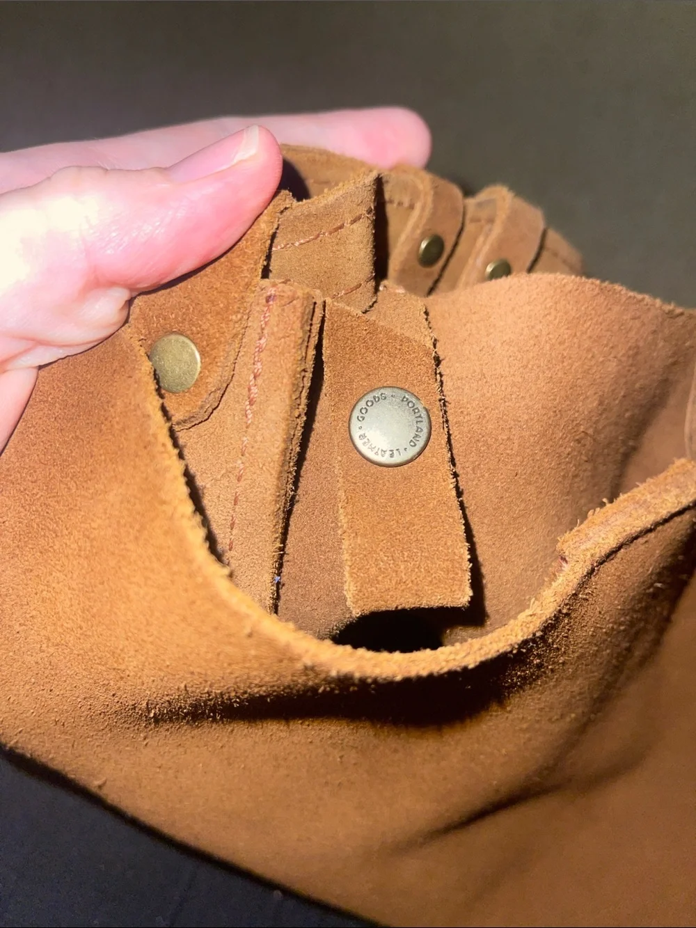 Portland Leather Goods Shoulder Bag in Jackson Brown - Picture 6 of 6